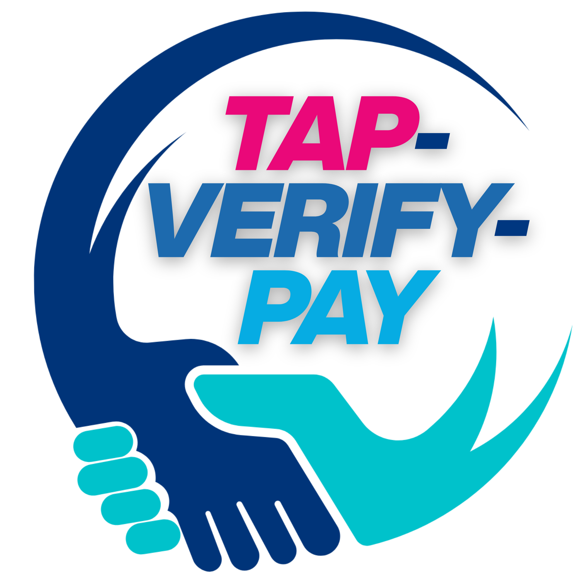 TAP VERIFY PAY transparent logo